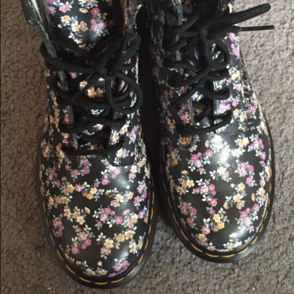 Doc Marten Floral Boots
